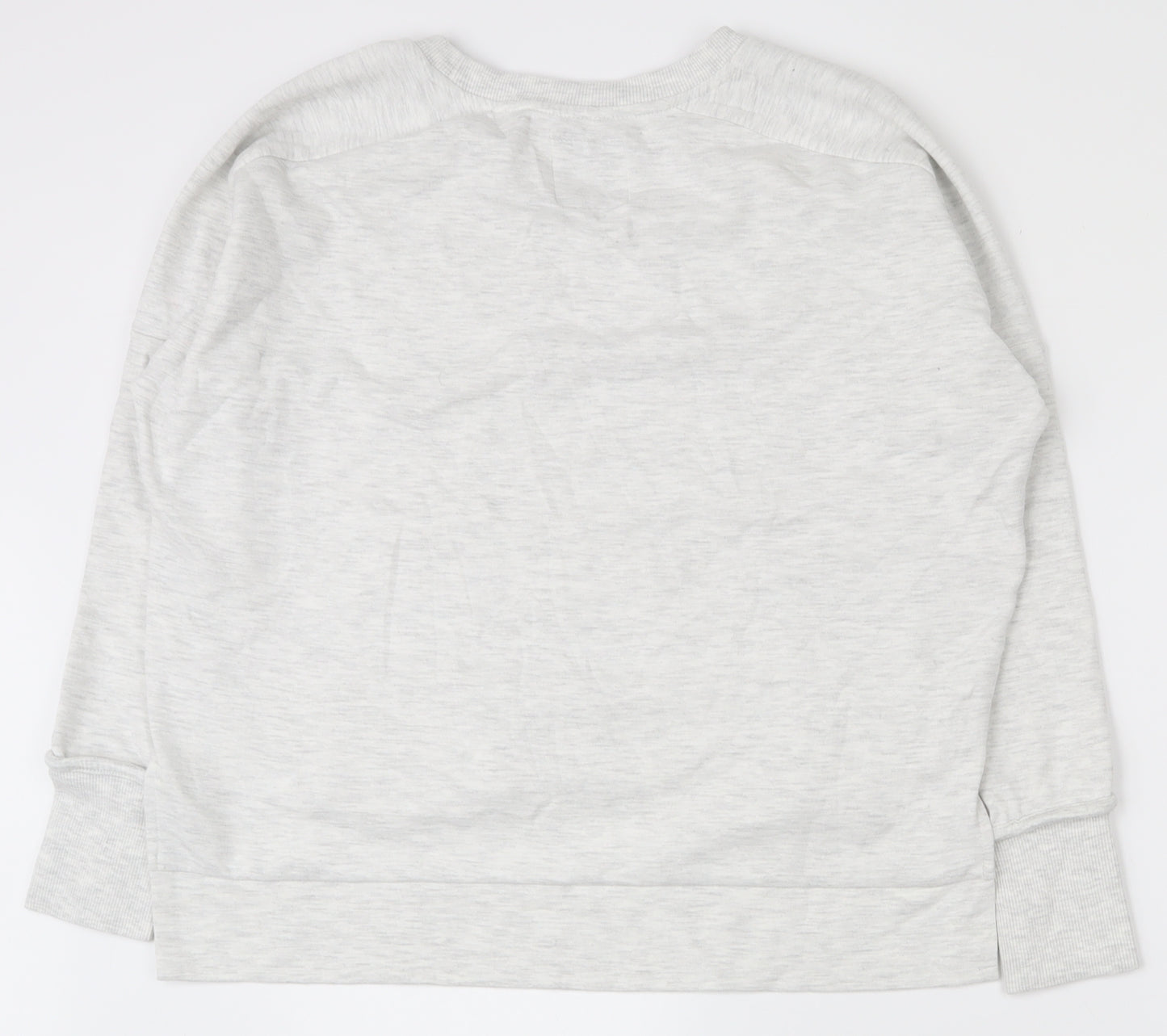 Primark Womens Grey  Cotton Pullover Sweatshirt Size 10  Pullover