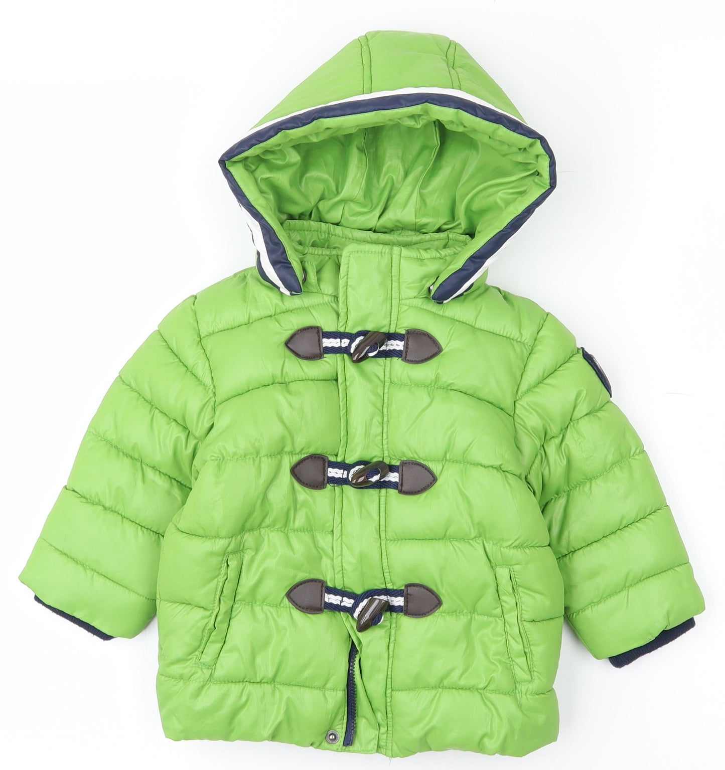 Mayoral Baby Green   Puffer Jacket Coat Size 9-12 Months   Zip