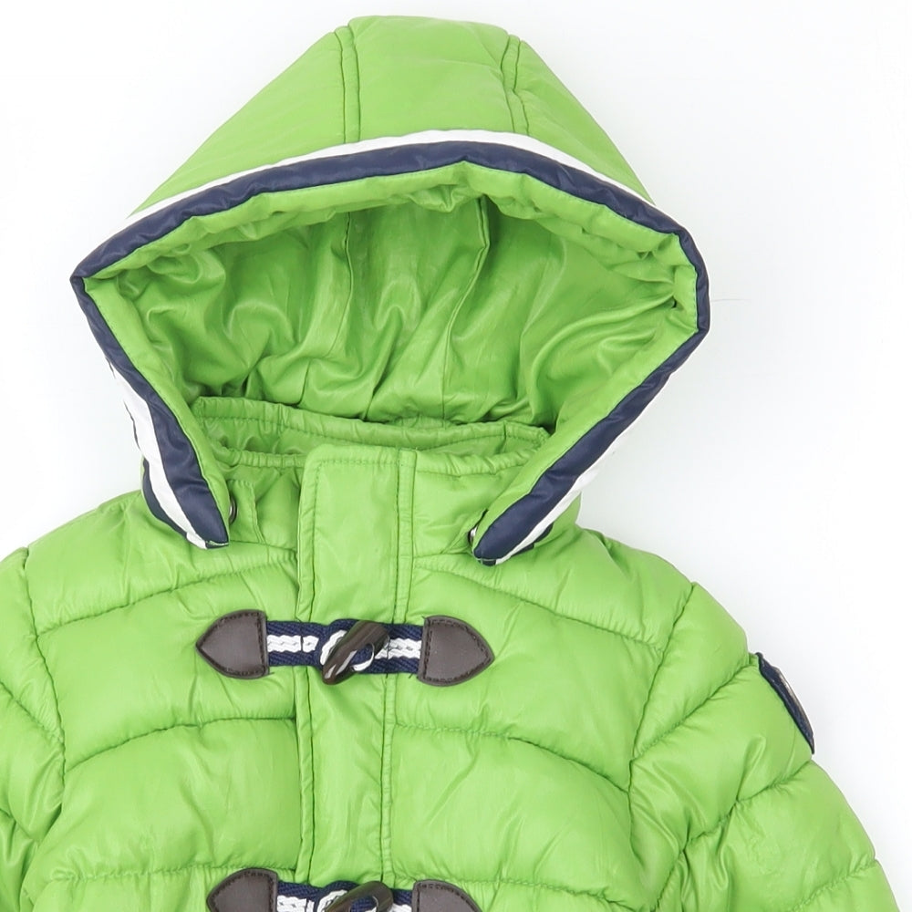 Mayoral Baby Green   Puffer Jacket Coat Size 9-12 Months   Zip