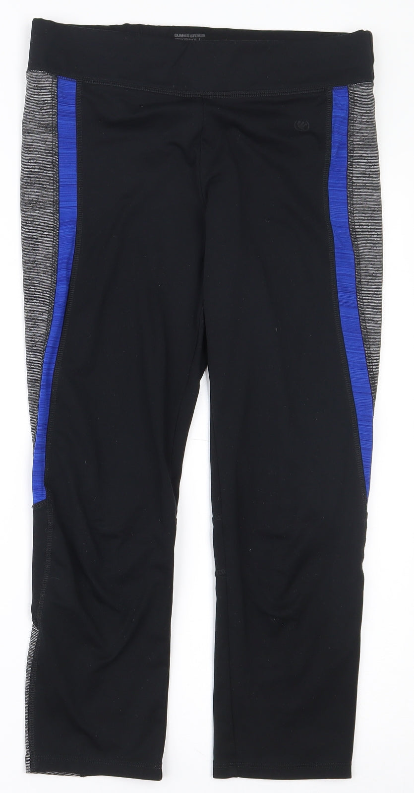 Dunnes Stores Womens Black  Polyester Jogger Leggings Size 10 L22 in Regular Pullover