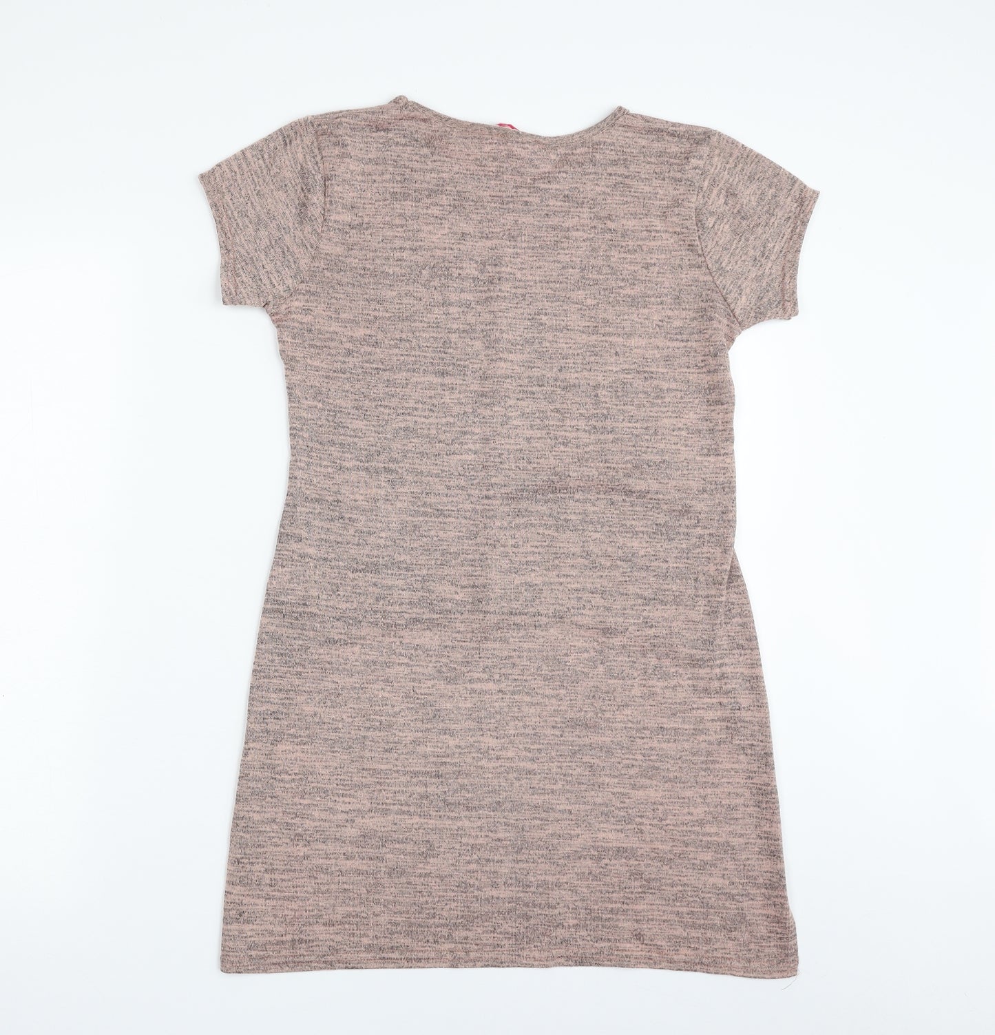 E-vie Girls Pink  Polyester Tunic Sweatshirt Size 13-14 Years  Pullover