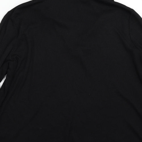 Marks and Spencer Womens Black  Polyester Pullover Sweatshirt Size 18  Pullover