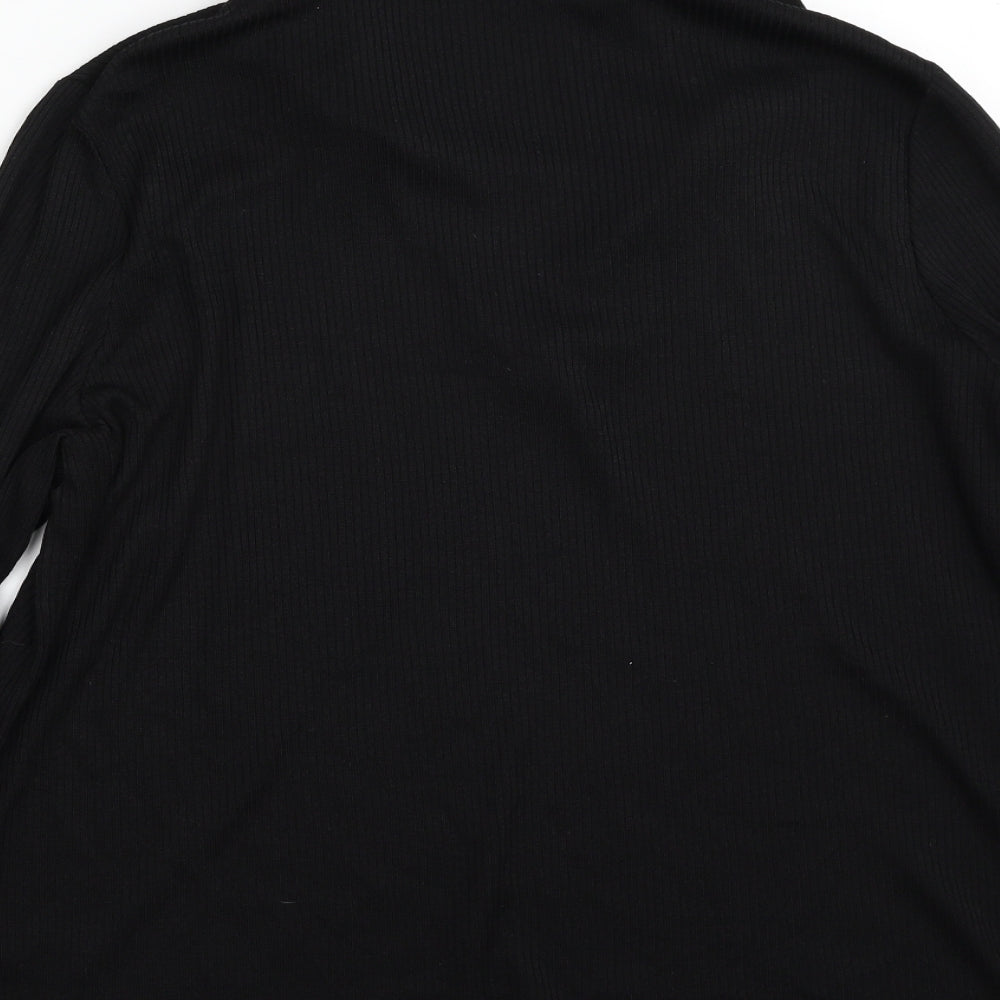 Marks and Spencer Womens Black  Polyester Pullover Sweatshirt Size 18  Pullover