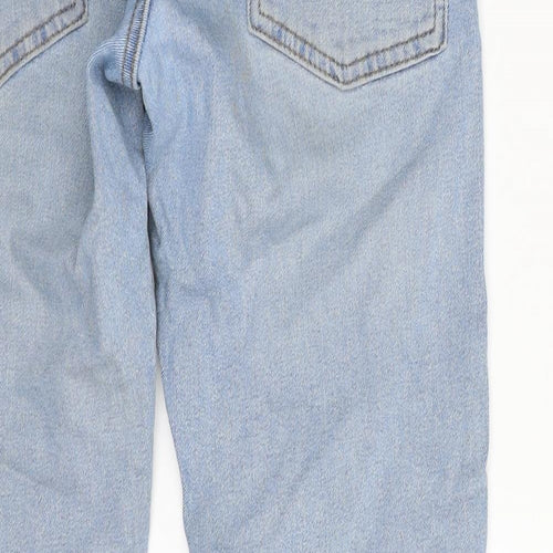 ASOS Womens Blue  100% Cotton Tapered Jeans Size 28 in L30 in Slim Zip