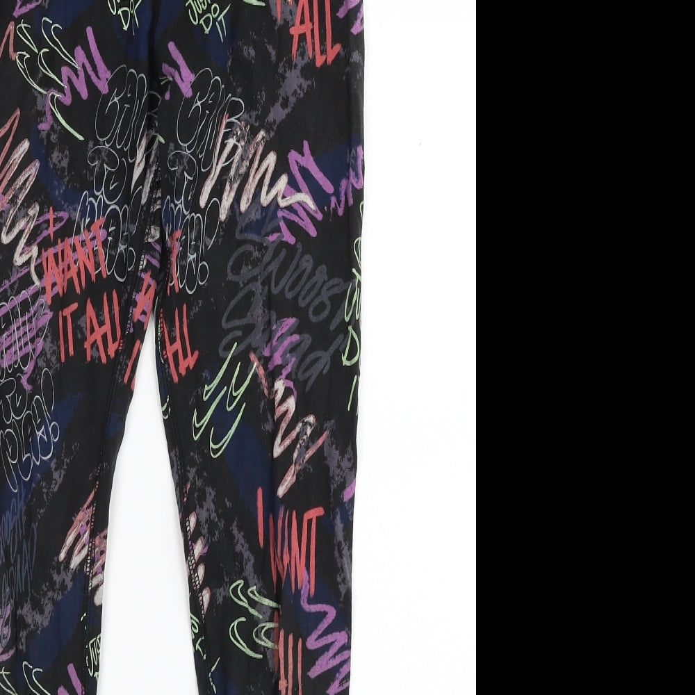 Nike Girls Black  Cotton Jegging Trousers Size 12-13 Years  Slim  - I want it all!