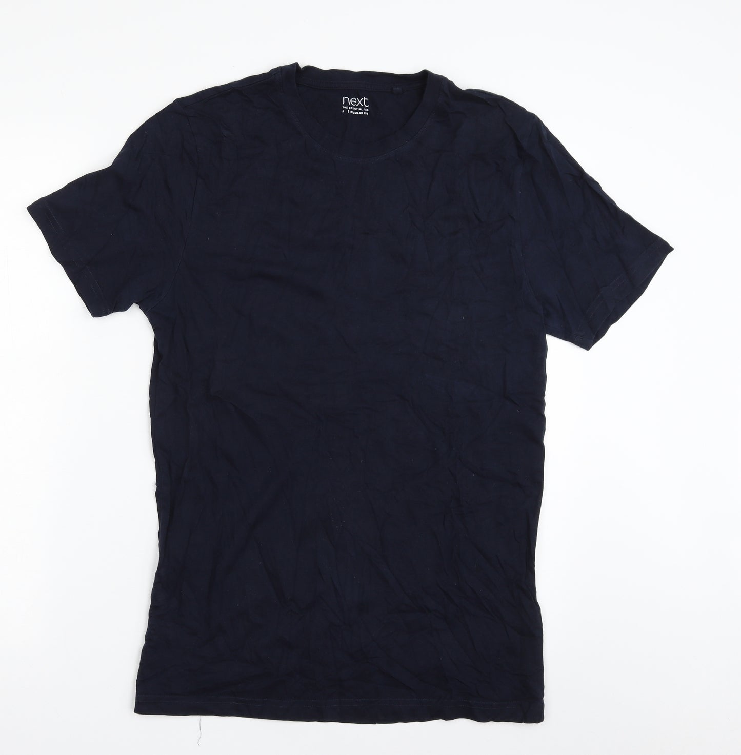 NEXT Mens Blue  Cotton  T-Shirt Size S Crew Neck