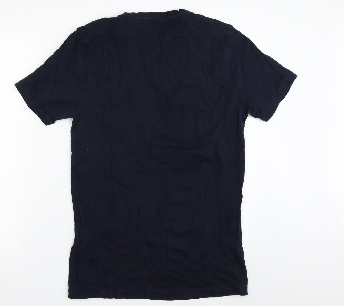 NEXT Mens Blue  Cotton  T-Shirt Size S Crew Neck