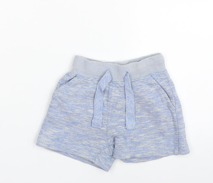 NEXT Baby Blue 100% Cotton Cropped Leggings Size 6-9 Months