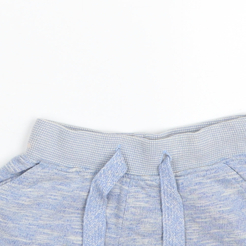 NEXT Baby Blue  100% Cotton Cropped Leggings Size 6-9 Months