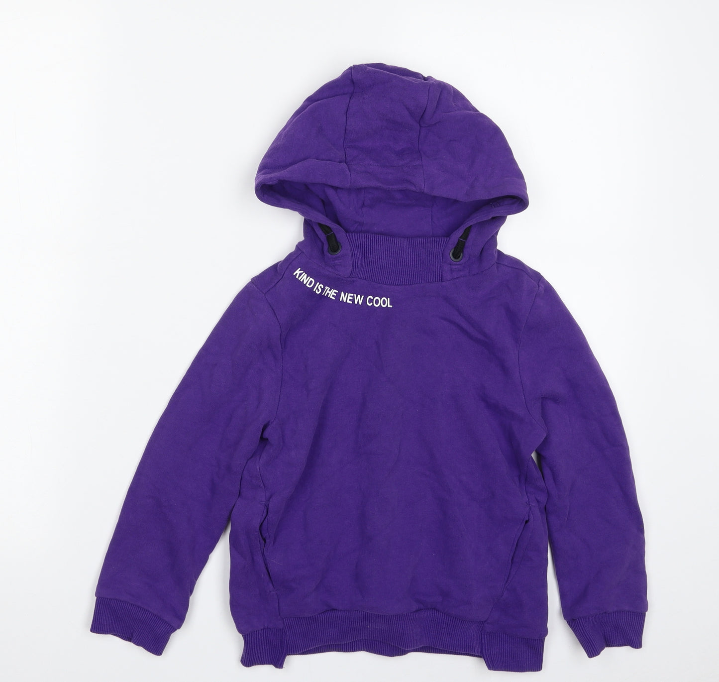 Nutmeg Girls Purple  Cotton Pullover Hoodie Size 5-6 Years  Pullover - Kind is the New Cool