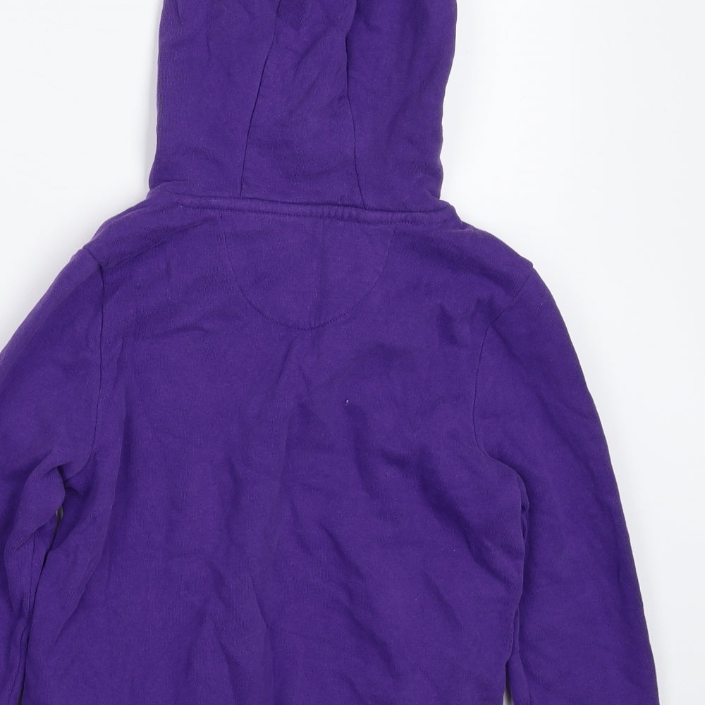 Nutmeg Girls Purple  Cotton Pullover Hoodie Size 5-6 Years  Pullover - Kind is the New Cool