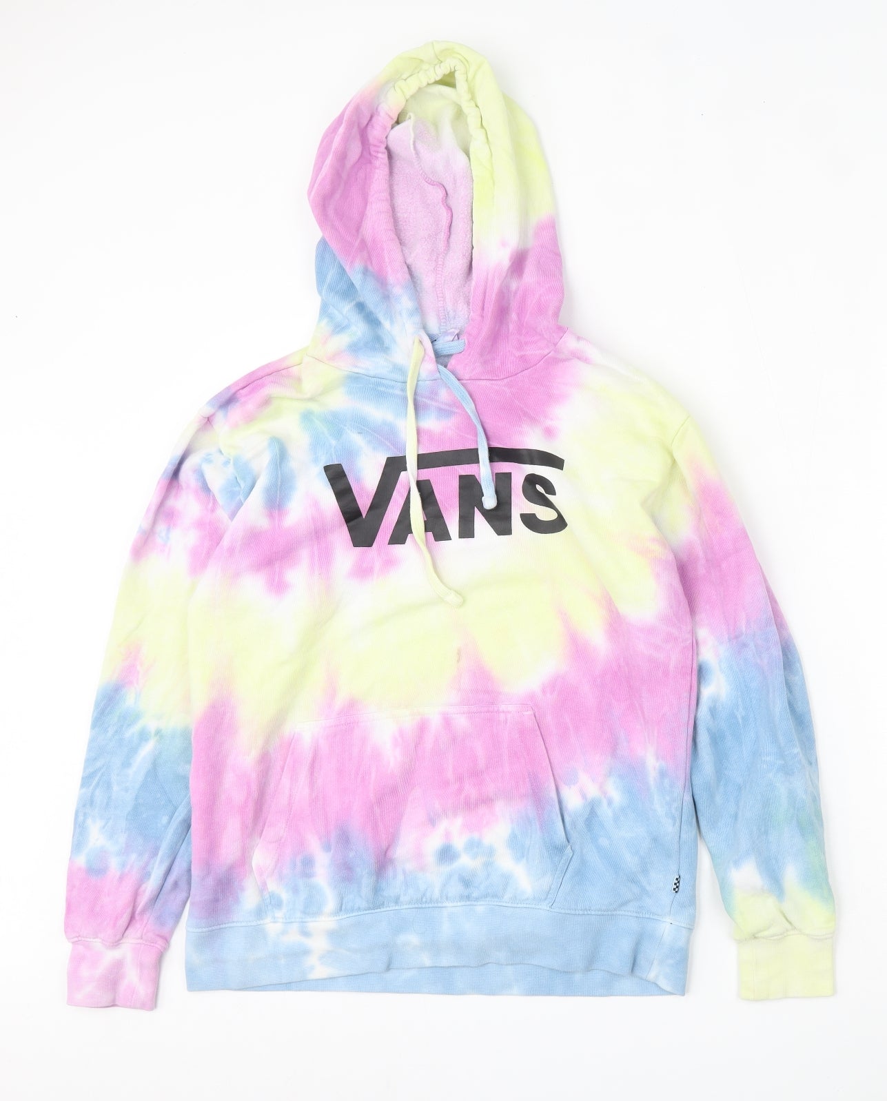 VANS Womens Multicoloured  Cotton Pullover Hoodie Size S   -  Tie dye