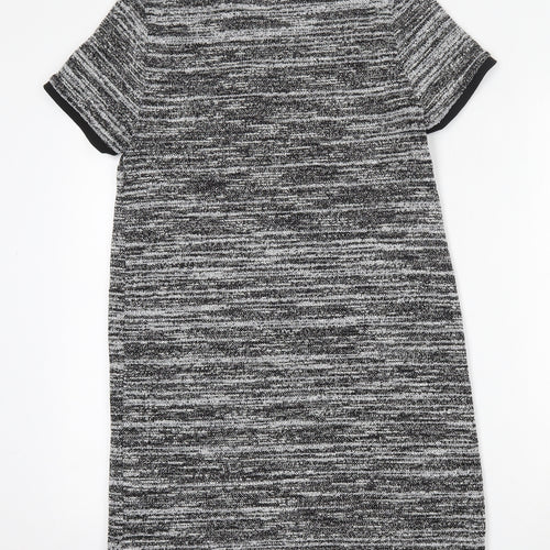 New Look Womens Grey  Polyester Pencil Dress  Size 10  Round Neck