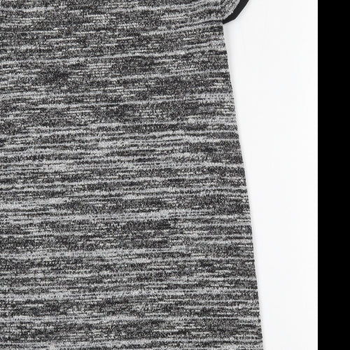 New Look Womens Grey  Polyester Pencil Dress  Size 10  Round Neck