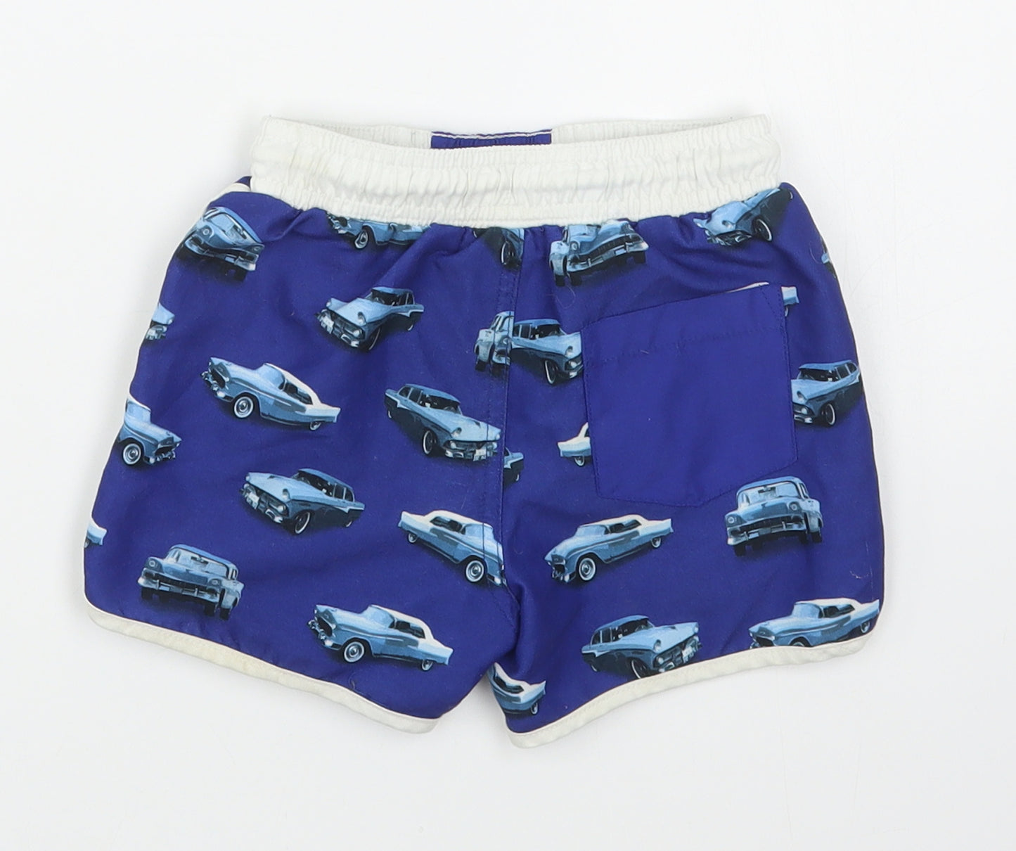 F&F Boys Blue  100% Polyester Sweat Shorts Size 2-3 Years  Regular  - Swim Trunks