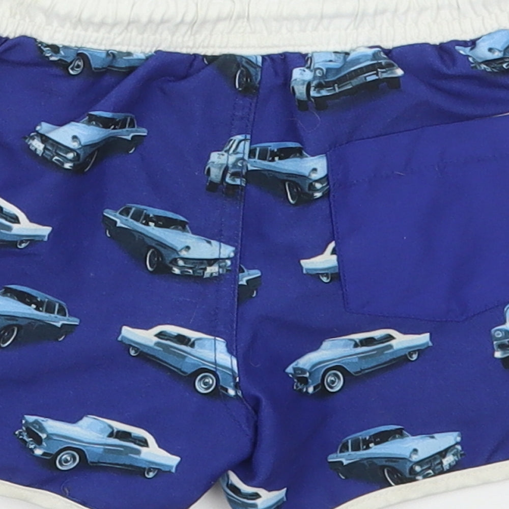 F&F Boys Blue  100% Polyester Sweat Shorts Size 2-3 Years  Regular  - Swim Trunks