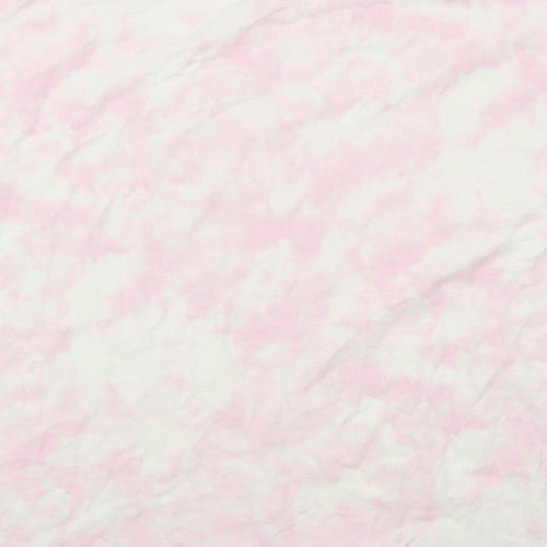 Primark Mens Pink  Cotton  T-Shirt Size L Round Neck  - Tie Dye