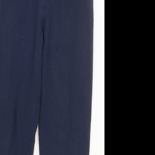 Preworn Girls Blue  Cotton Cargo Trousers Size 3 Years  Regular
