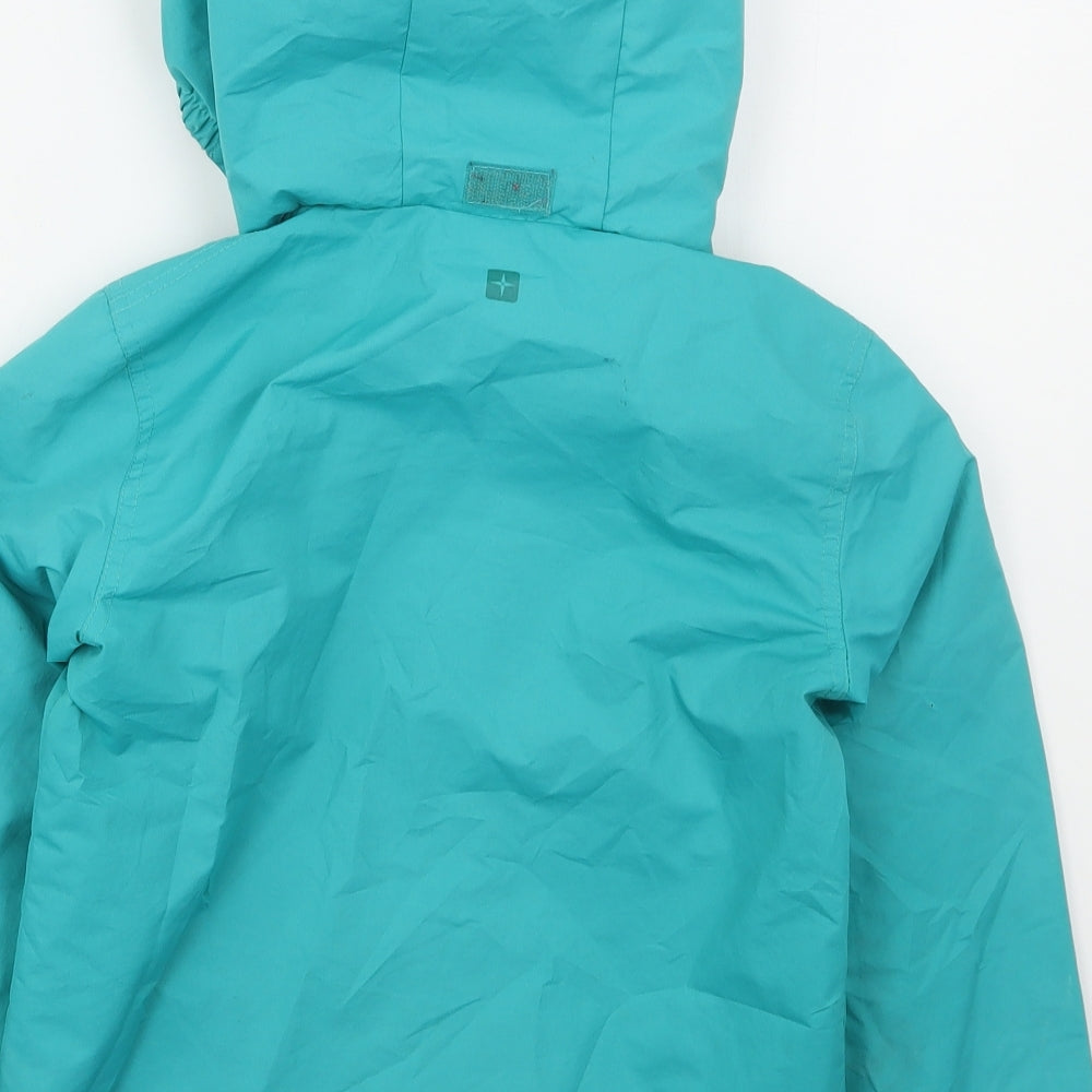 Mountain Warehouse Girls Blue   Jacket  Size 7-8 Years  Zip