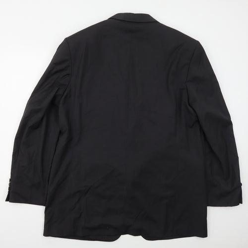 Preworn Mens Grey  Polyester Jacket Suit Jacket Size 44