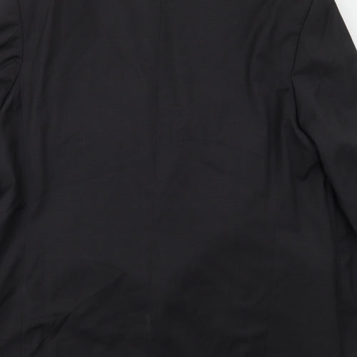 Preworn Mens Grey  Polyester Jacket Suit Jacket Size 44