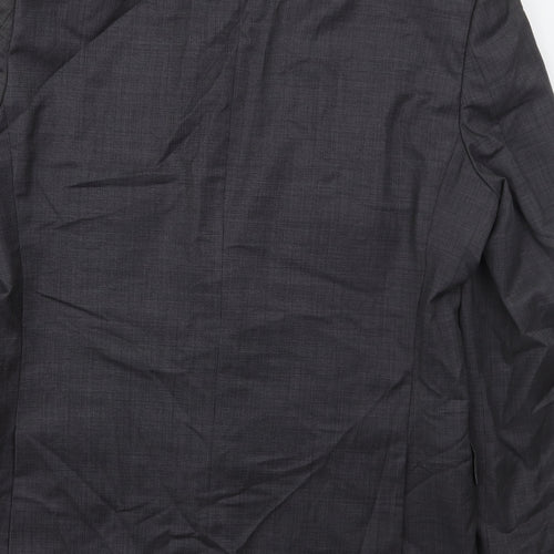Marks and Spencer Mens Grey  Wool Jacket Suit Jacket Size 40
