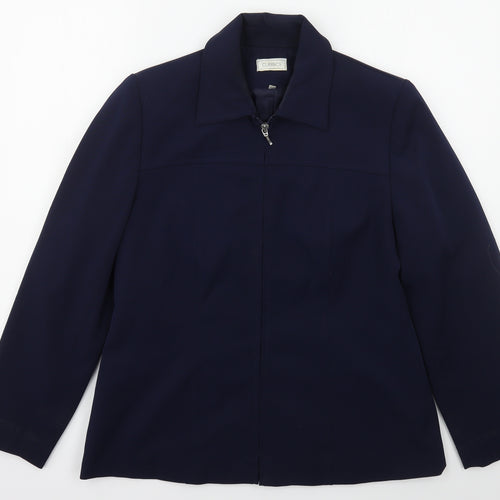 Classics Womens Blue   Jacket  Size 16  Zip