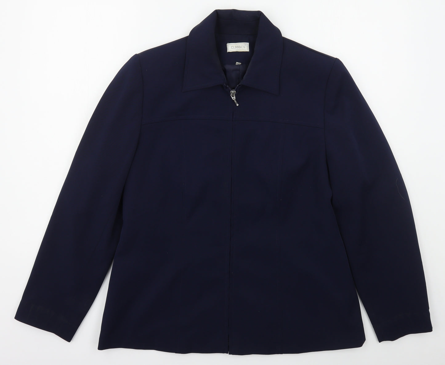 Classics Womens Blue   Jacket  Size 16  Zip