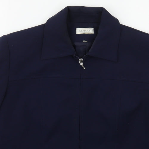 Classics Womens Blue   Jacket  Size 16  Zip