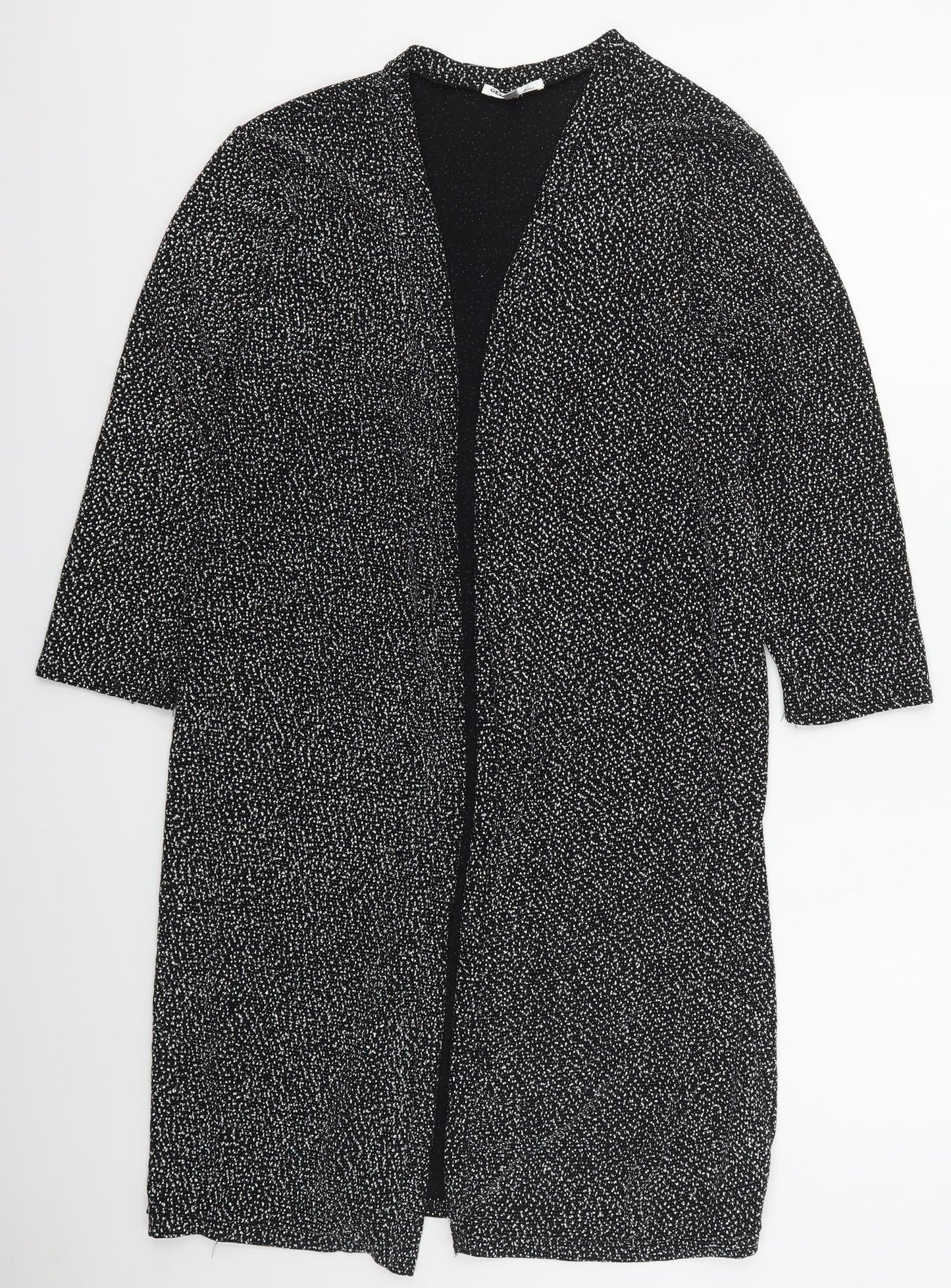 Gerard Womens Black V-Neck  Polyester Cardigan Jumper Size 14