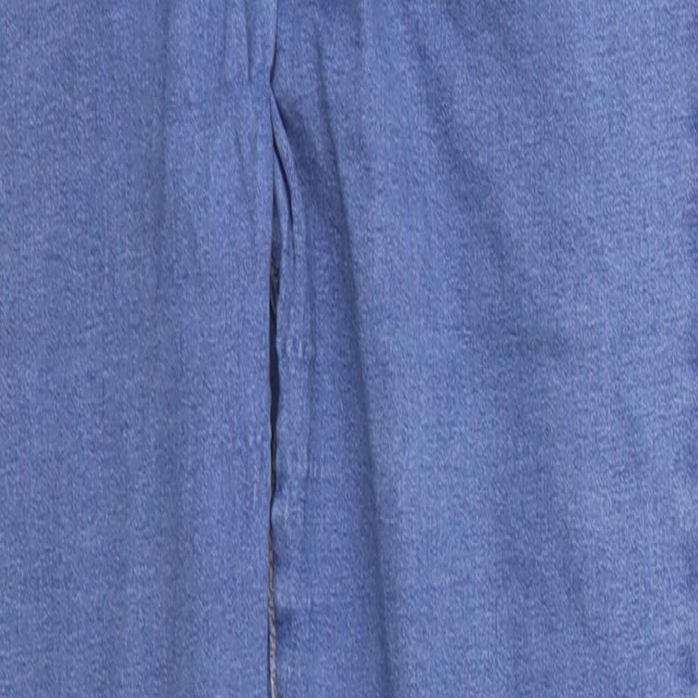 Denim Co Womens Blue  Cotton Skinny Jeans Size 16 L29 in Regular Button