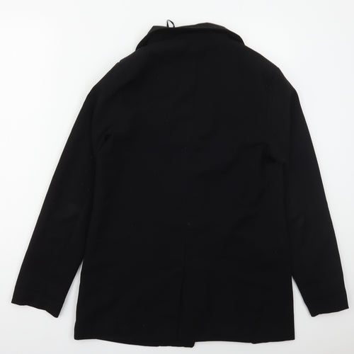 Missguided Womens Black  Polyester Jacket Suit Jacket Size 8