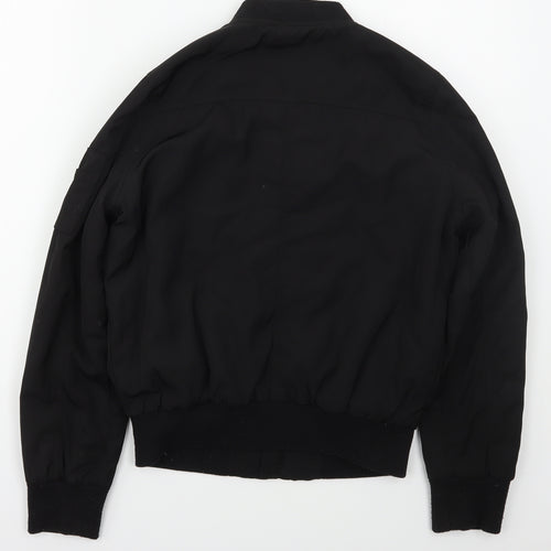 Atmosphere Womens Black   Bomber Jacket Jacket Size 8  Zip