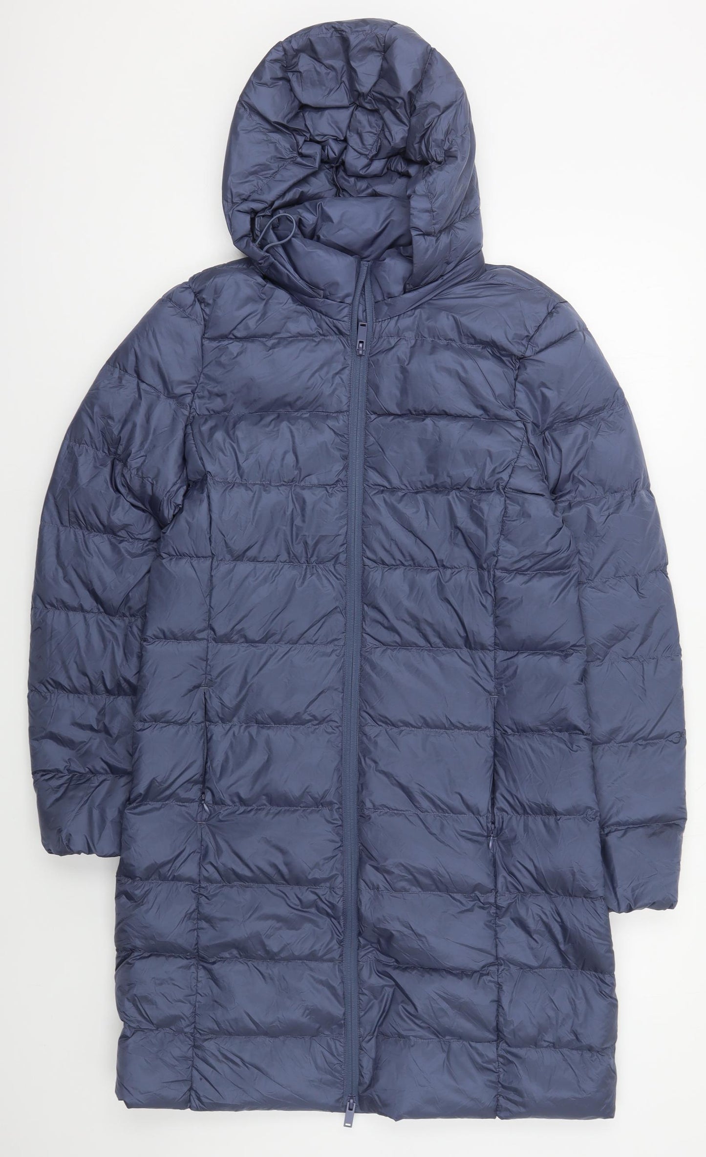 Marks and Spencer Womens Blue   Quilted Coat Size 10  Zip