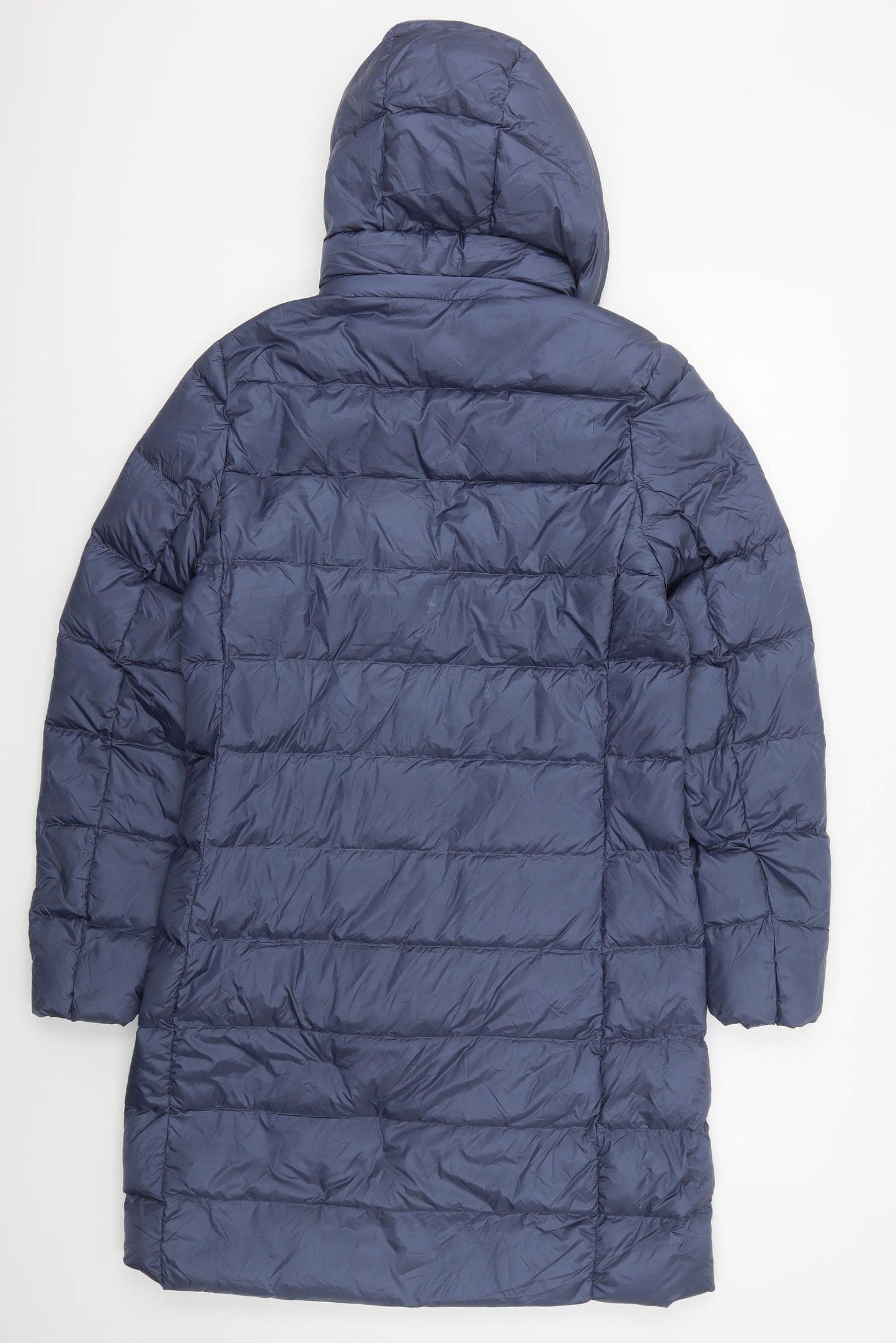 Marks and Spencer Womens Blue   Quilted Coat Size 10  Zip