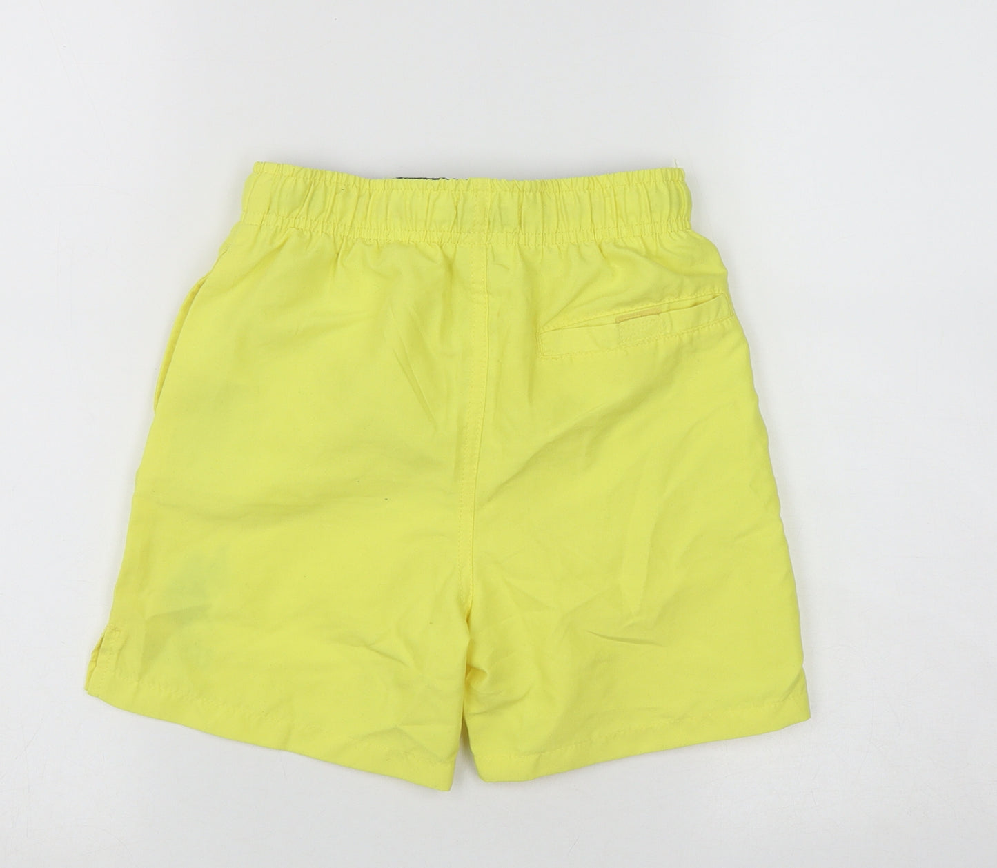 US Polo Assn. Boys Yellow  Polyester Sweat Shorts Size 8-9 Years  Regular Tie
