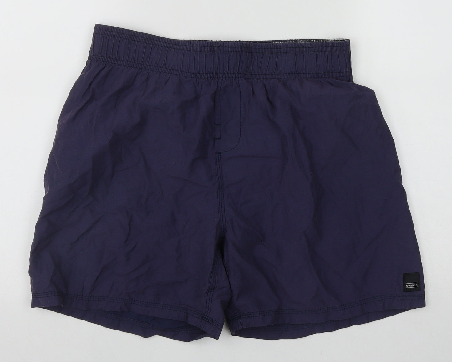 O'Neill Mens Blue  Cotton Sweat Shorts Size M L16 in Regular Tie