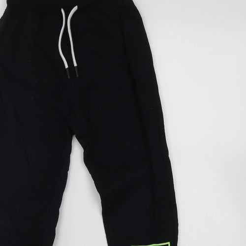 Minecraft Boys Black  Cotton Jogger Trousers Size 11 Years  Regular Tie
