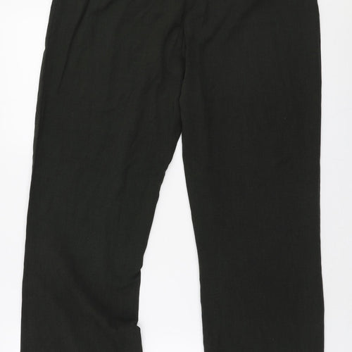 NEXT Womens Green  Polyester Trousers  Size 14 L30 in Regular Zip