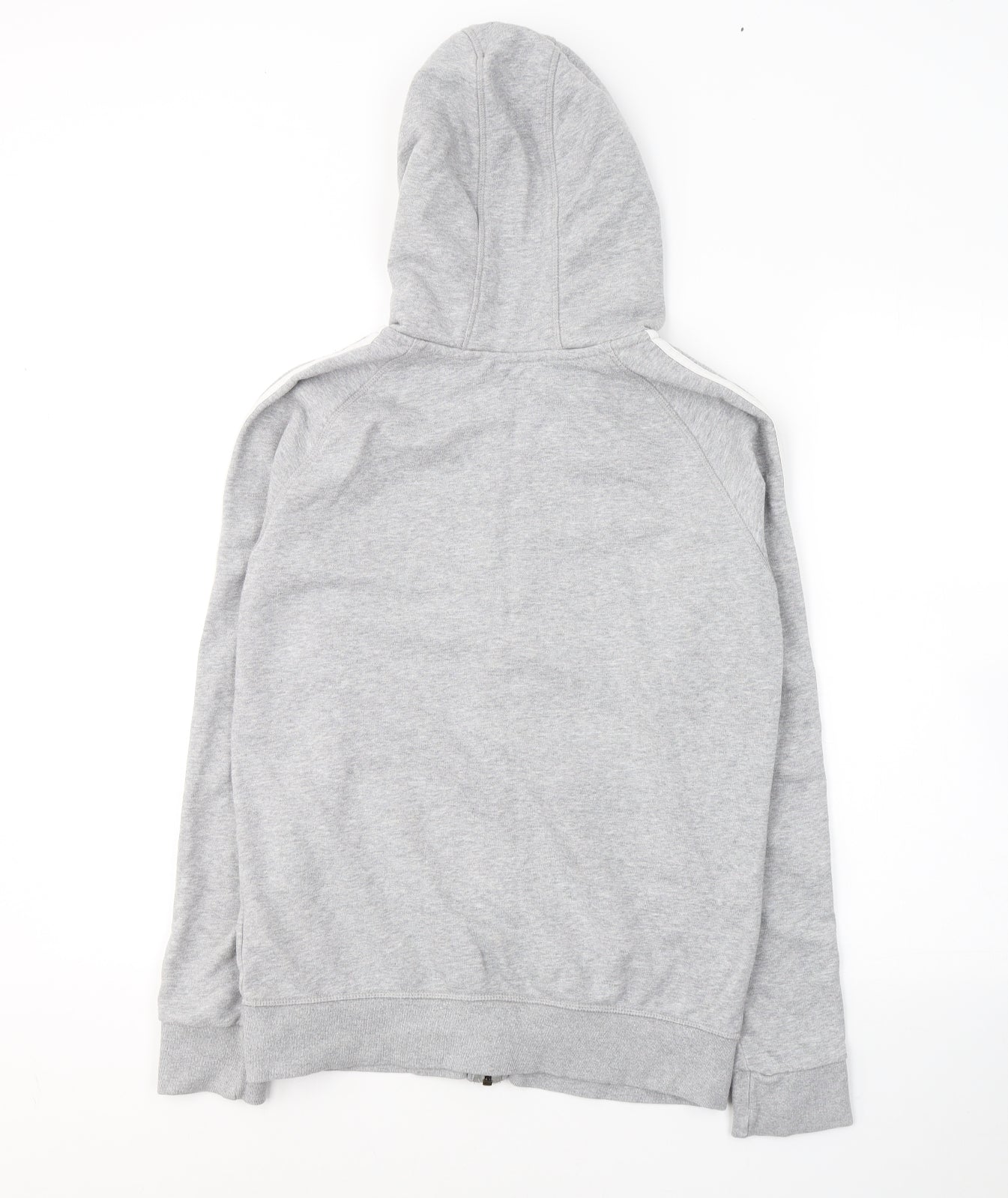 adidas Mens Grey  Cotton Full Zip Hoodie Size S