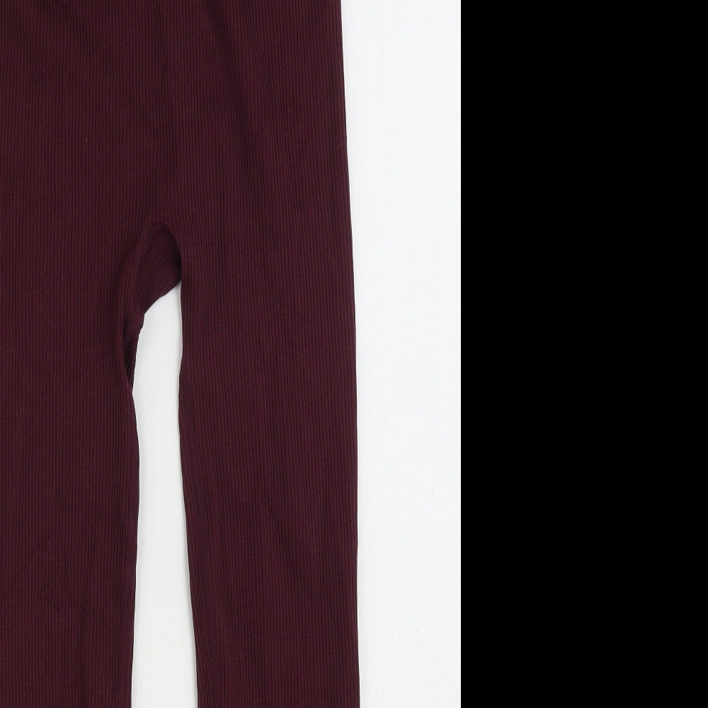 Dunnes Stores Womens Purple  Nylon Compression Leggings Size M L24 in Athletic  - Size M-L