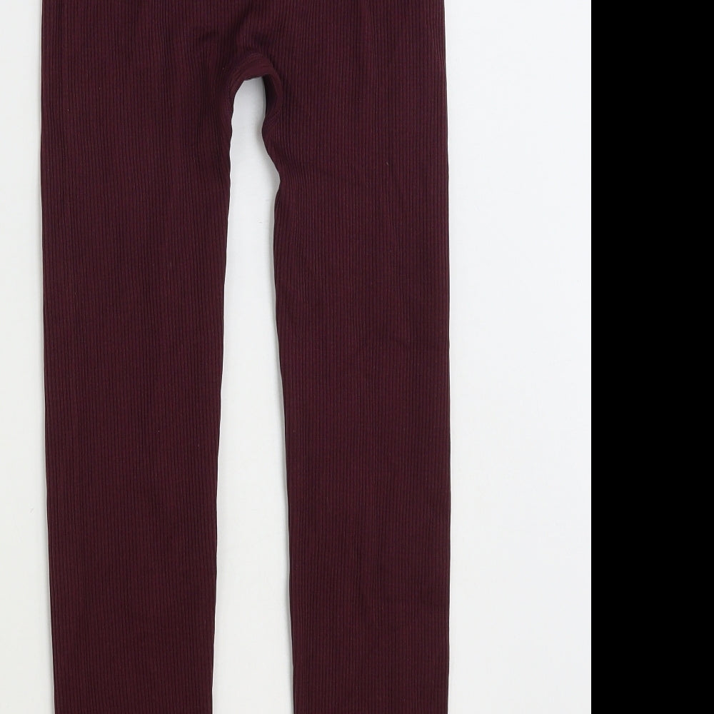 Dunnes Stores Womens Purple  Nylon Compression Leggings Size M L24 in Athletic  - Size M-L