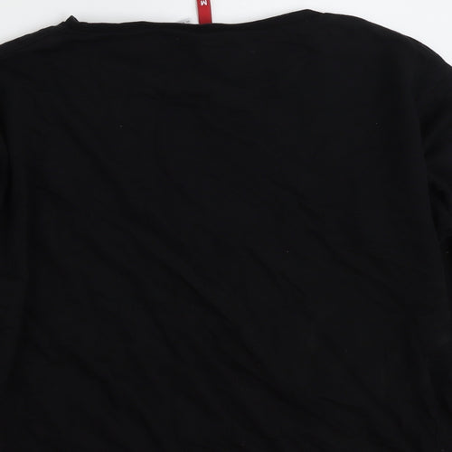 H&M Womens Black  100% Cotton Pullover Sweatshirt Size M  Pullover - Keep Calm & Get over it