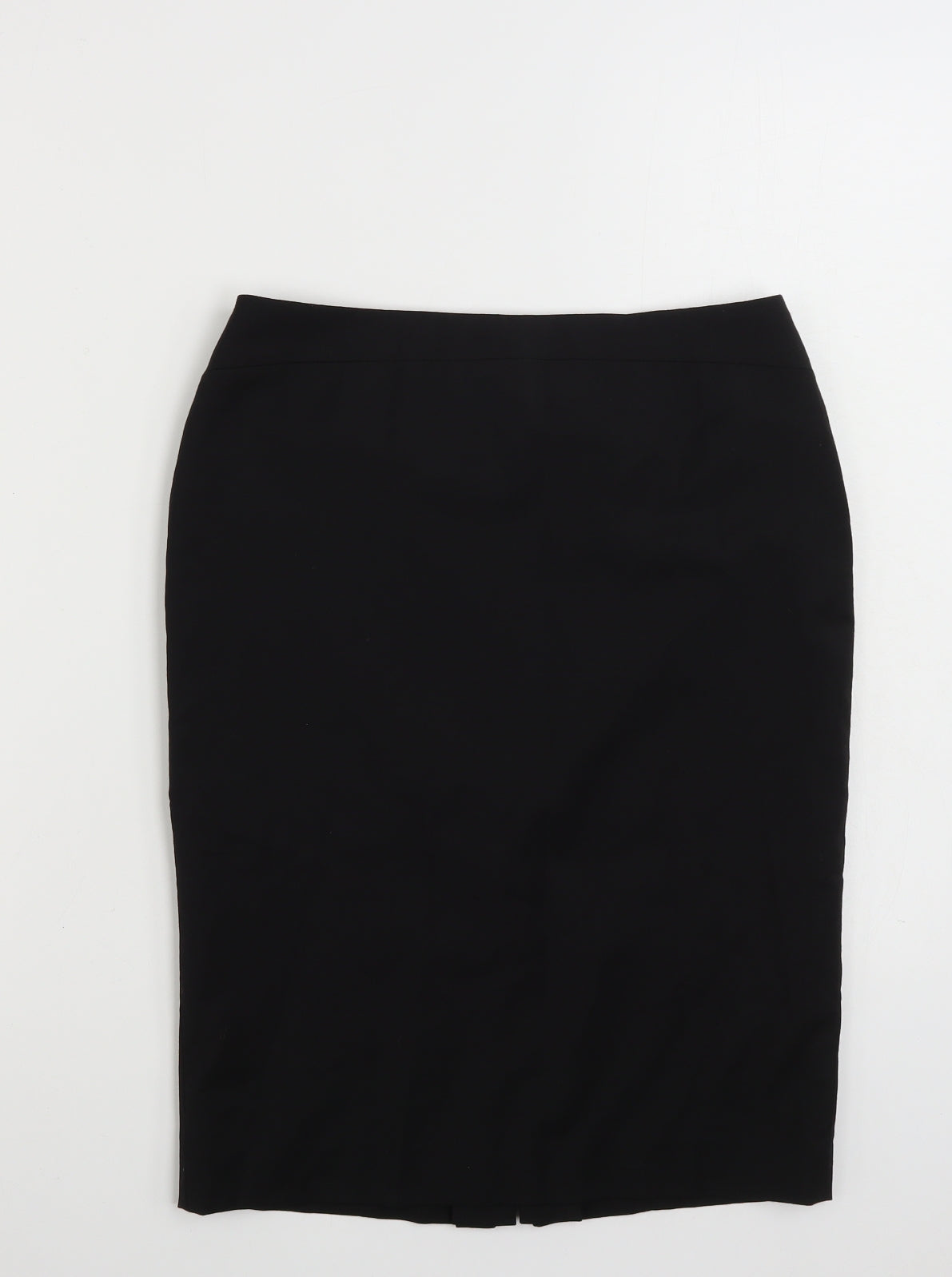 Brook Taverner Womens Black  Polyester Straight & Pencil Skirt Size 8   Zip