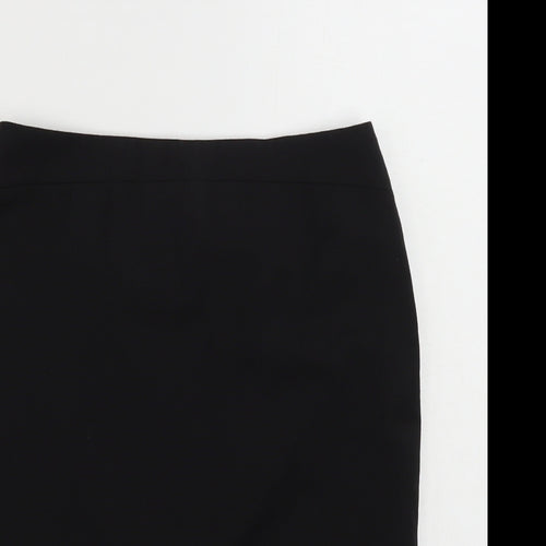 Brook Taverner Womens Black  Polyester Straight & Pencil Skirt Size 8   Zip