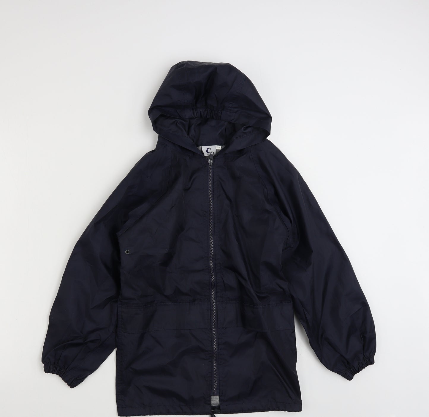 TruTex Boys Blue   Rain Coat Jacket Size L  Zip