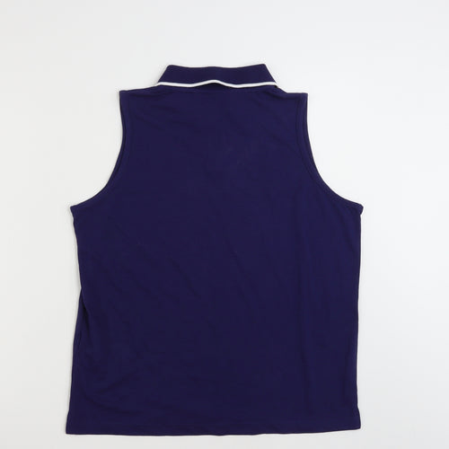 Bonmarché Womens Blue  Polyester Vest Sweatshirt Size M  Pullover