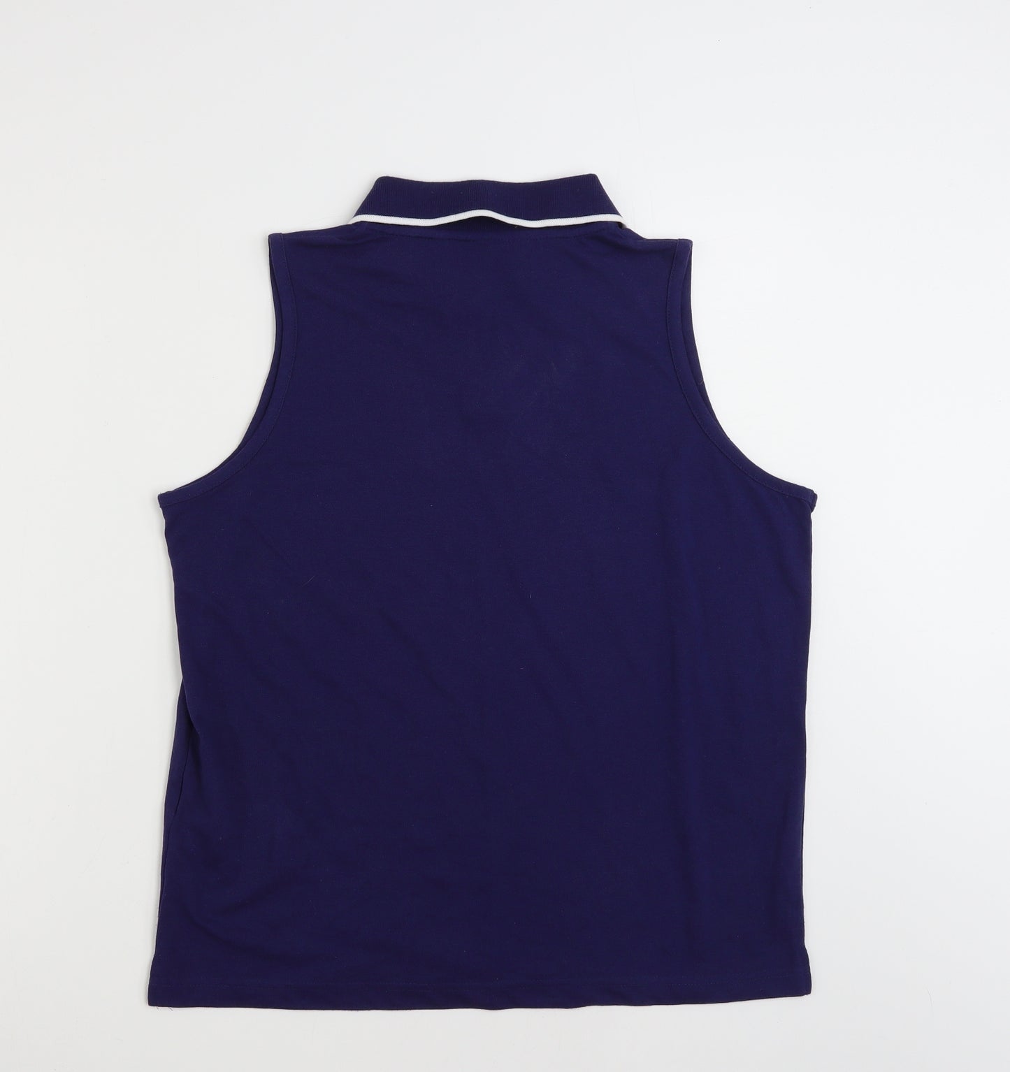 Bonmarché Womens Blue  Polyester Vest Sweatshirt Size M  Pullover
