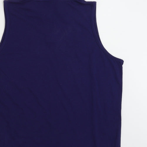 Bonmarché Womens Blue  Polyester Vest Sweatshirt Size M  Pullover