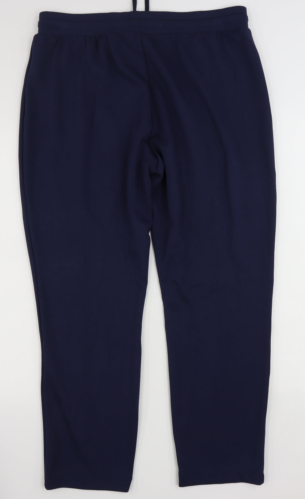 Dunnes Stores Womens Blue  Nylon Jogger Trousers Size L L29 in Regular Drawstring